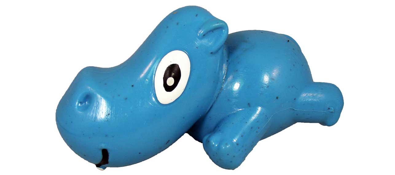 3-Play Hippo - Blue