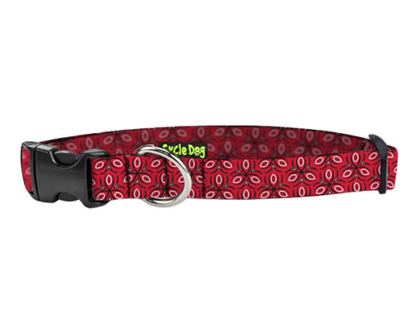 Small Ecoweave-Red Tri-Style Dog Collar
