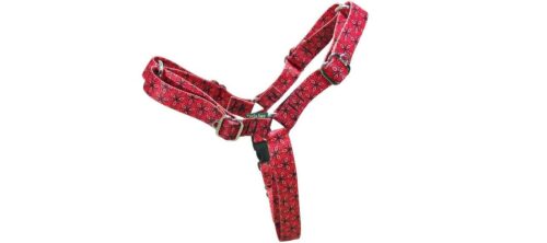 Ecoweave Front Lead Harness-Red Tri-Style