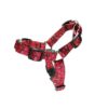 Ecoweave Front Lead Harness-Red Tri-Style, Small