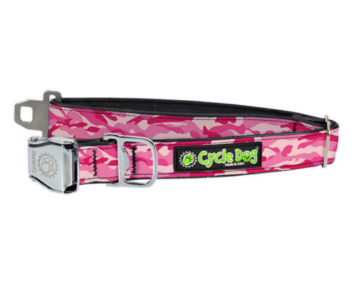 Pink Camo Dog Collar