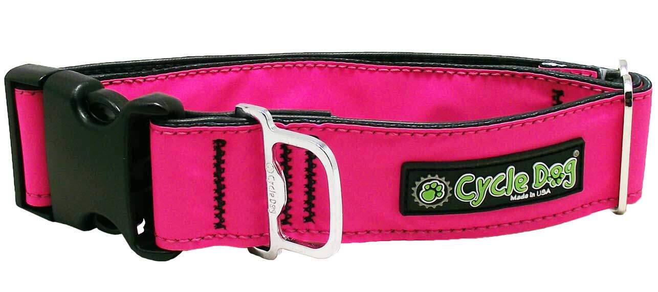Hot-Pink MAX Reflective Dog Collar