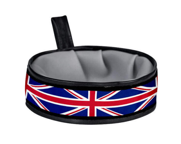 Trail Buddy Collapsible Dog Travel Bowl - Union Jack