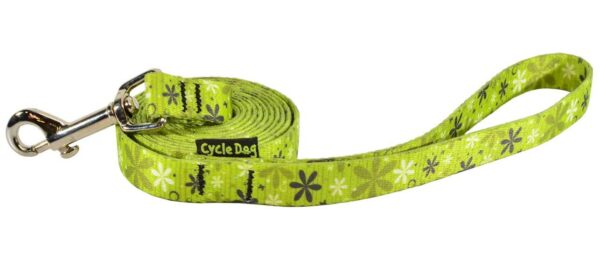 Small Ecoweave-Apple Retro Flowers Dog Leash