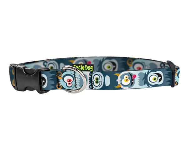 Small Ecoweave-Monster Yetis Dog Collar