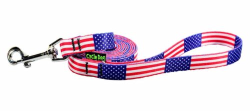 Small Ecoweave-USA Stars & Stripes Dog Leash