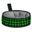 Trail Buddy Collapsible Dog Travel Bowl - Green Plaid