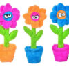 Duraplush Unstuffed Potted Flowers Dog Toy