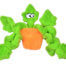 Duraplush Unstuffed Springy Potted Ivy Dog Toy