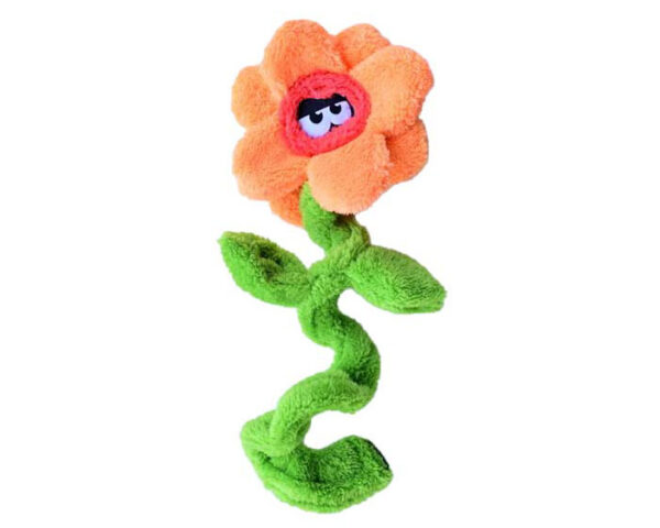 Duraplush Unstuffed Flowers Dog Toy