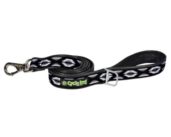 Black & White Camp Fire Blanket Dog Leash