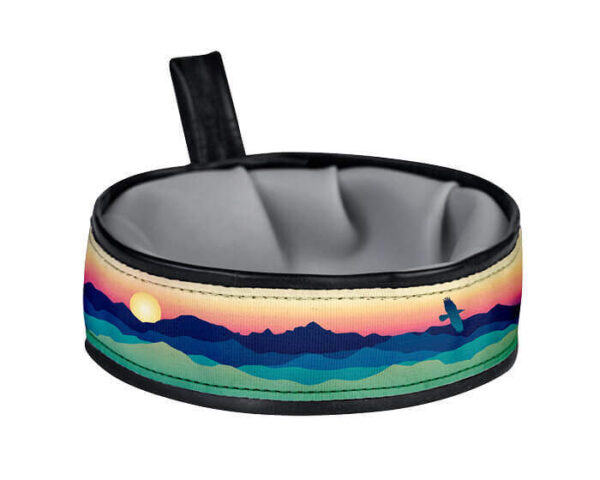 Eagle Sunrise Dog Bowl