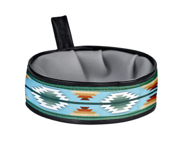 Trail Buddy Collapsible Dog Travel Bowl - Camp Fire Blanket