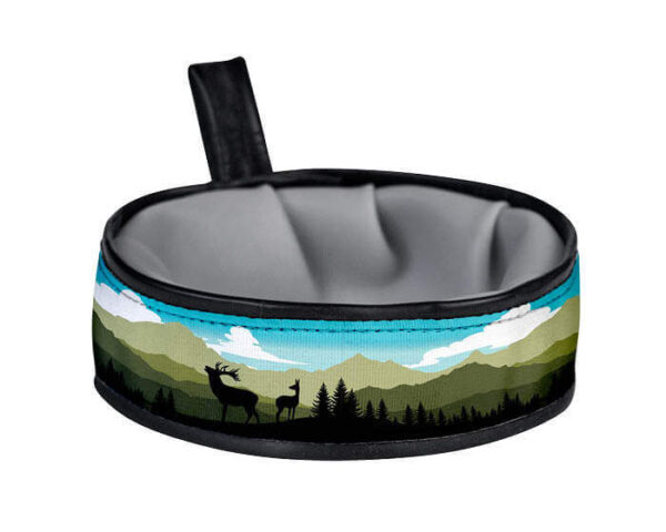 Trail Buddy Collapsible Dog Travel Bowl - Elk Ridge