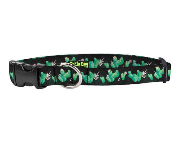 Collar-E-SCP-Cactus-700x560px - Cycle Dog-Earth Friendly Pet Company Small Ecoweave Cactus Dog Collar