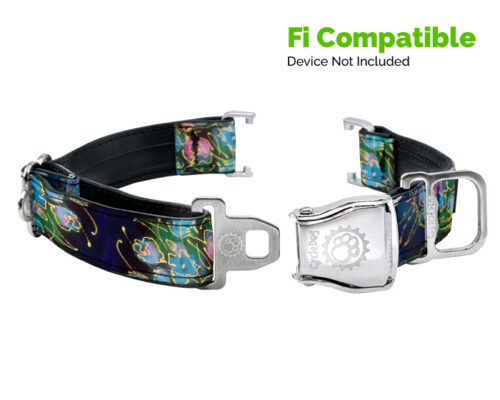 Fi Compatible Mushrooms Dog Collar