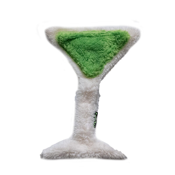 Duraplush Martini Dog Toy Glass of Wine