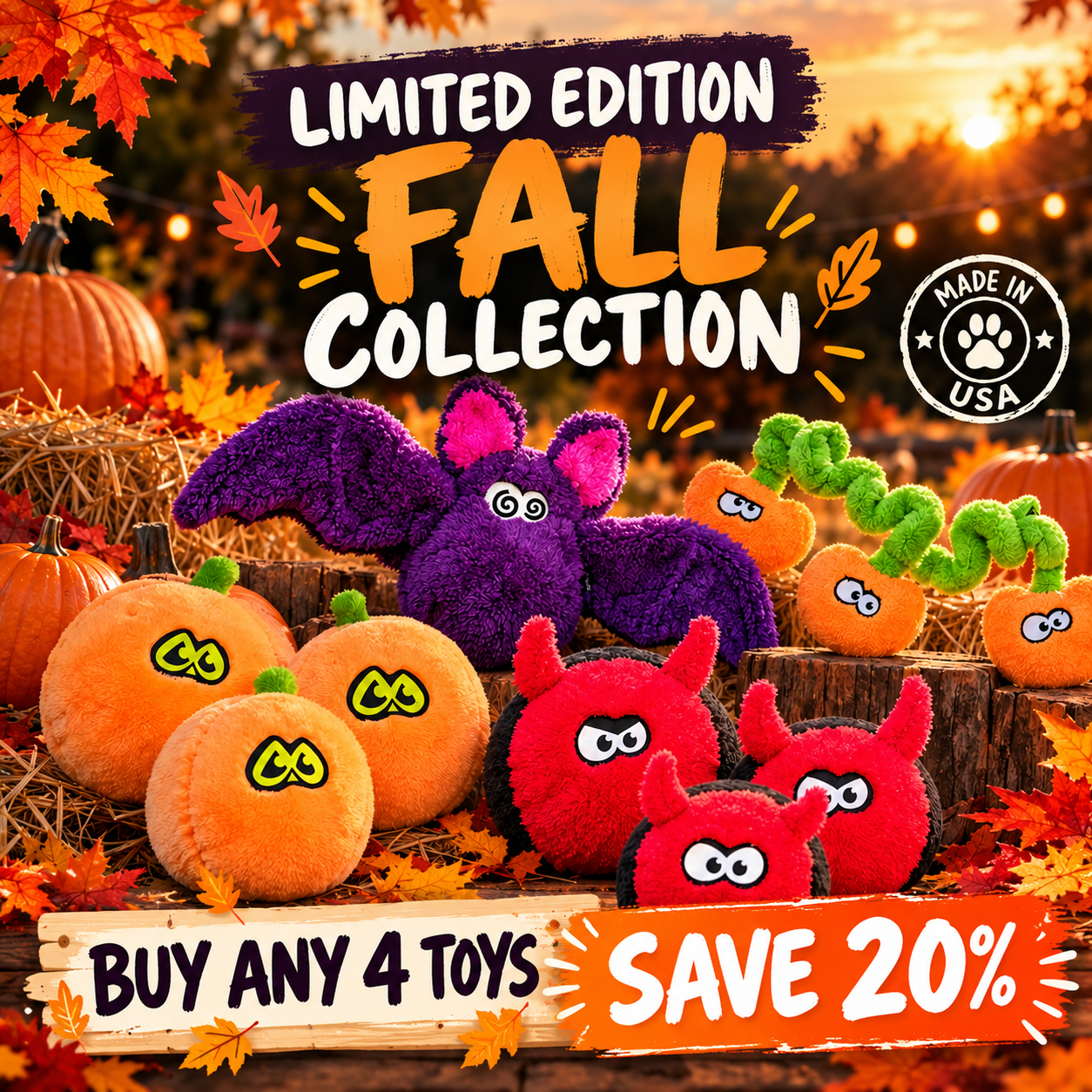 Save 20% off any 4 items
